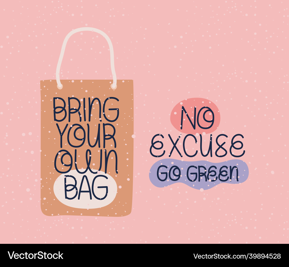 Eco conscience card Royalty Free Vector Image - VectorStock
