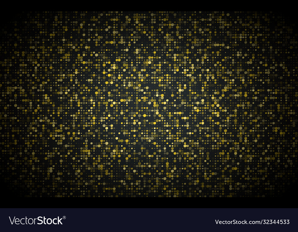 Golden halftone background abstract