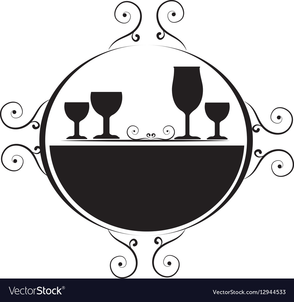 Wine cup isolated icon