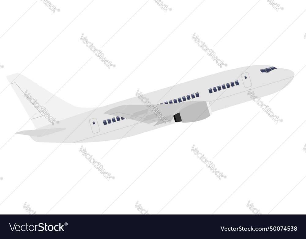 Passenger airplane stock