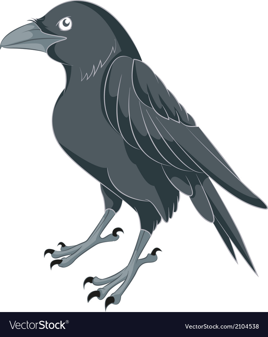 Raven Royalty Free Vector Image - VectorStock