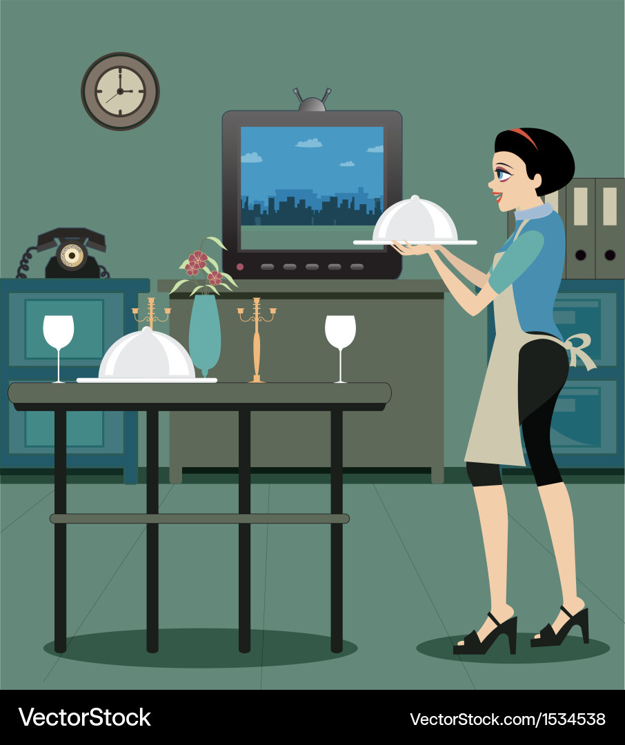 Served Royalty Free Vector Image - VectorStock