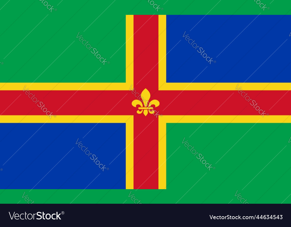 Flag of lincolnshire uk