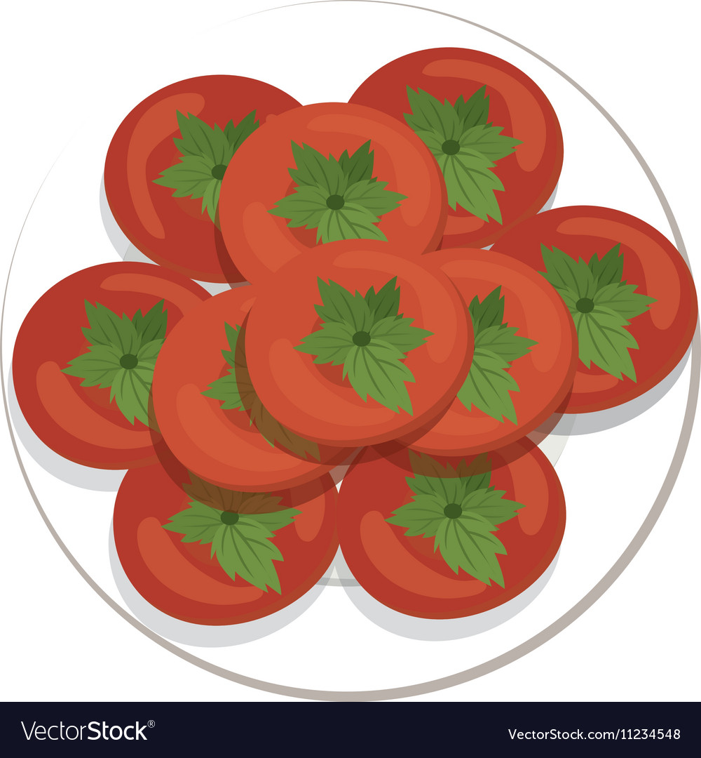 Red tomato vegetable