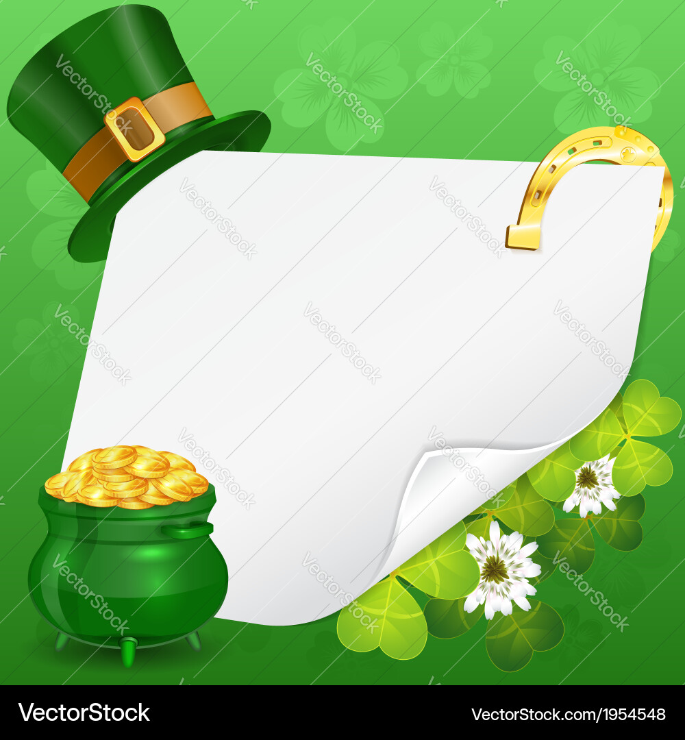 St Patrick Day Royalty Free Vector Image - VectorStock