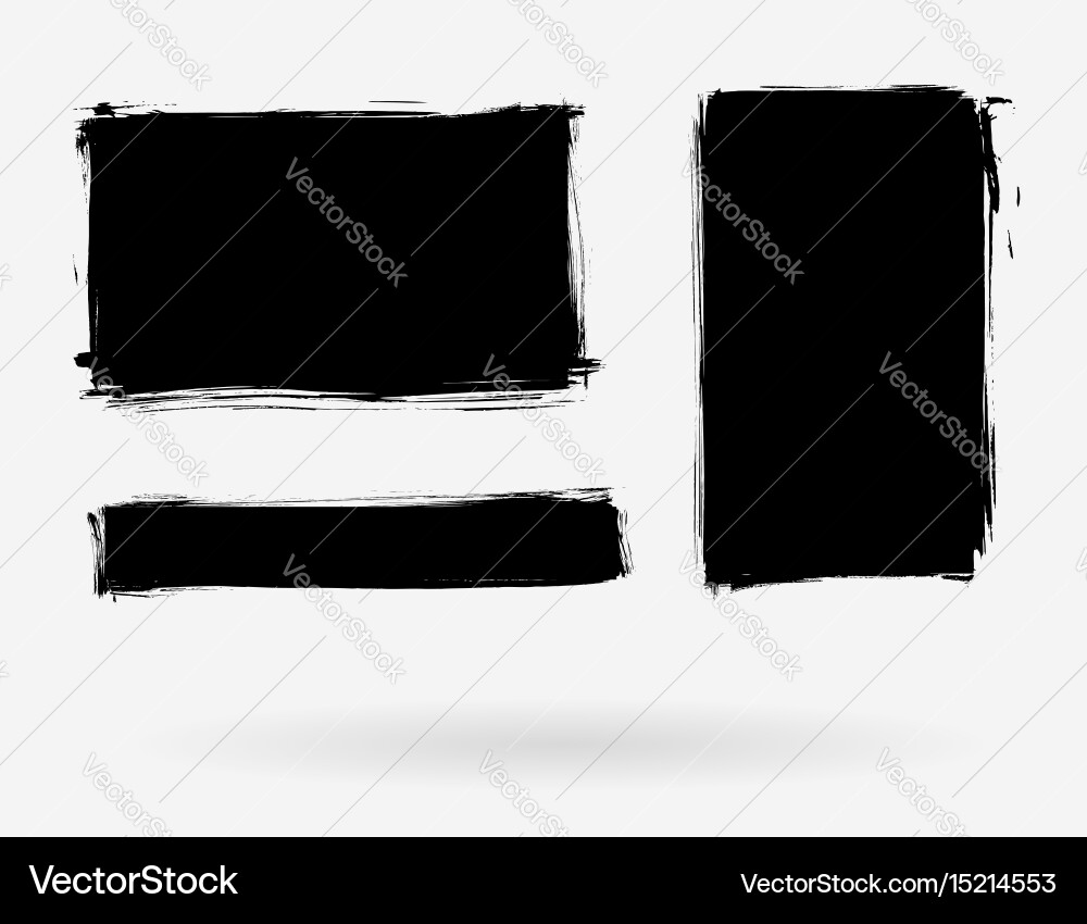 Grunge elements set Royalty Free Vector Image - VectorStock