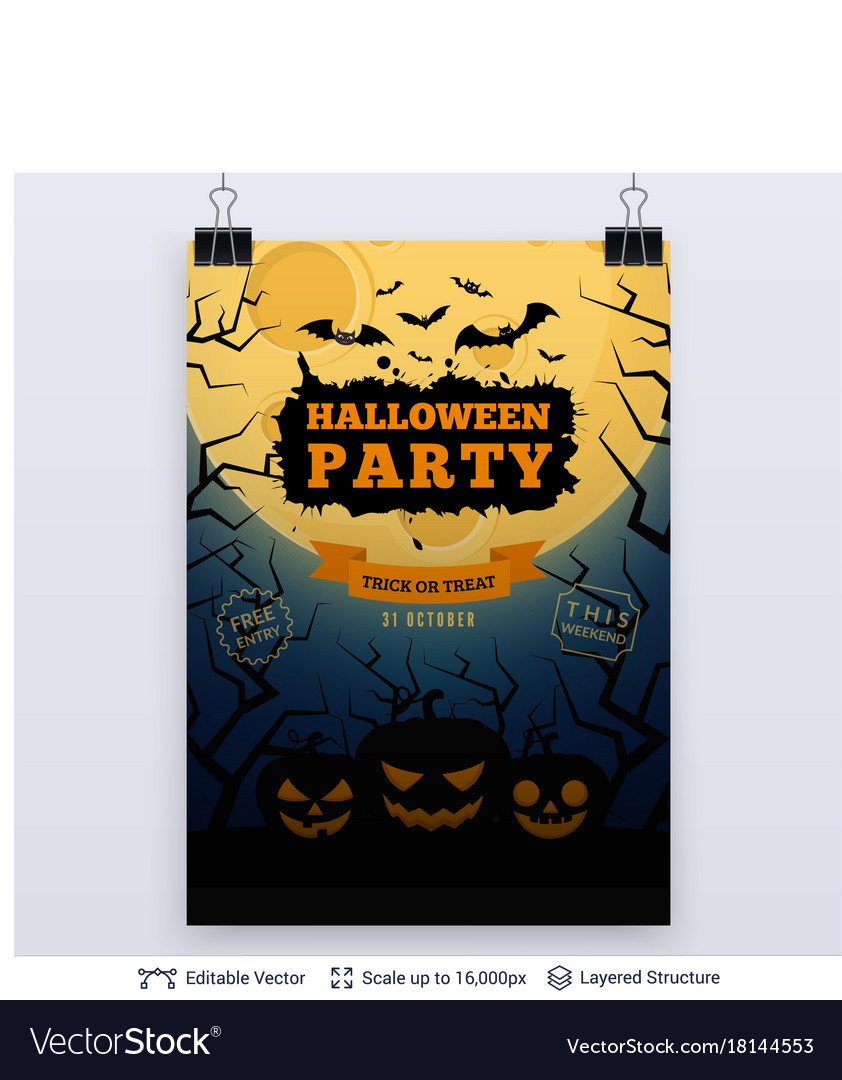 Halloween Party Poster