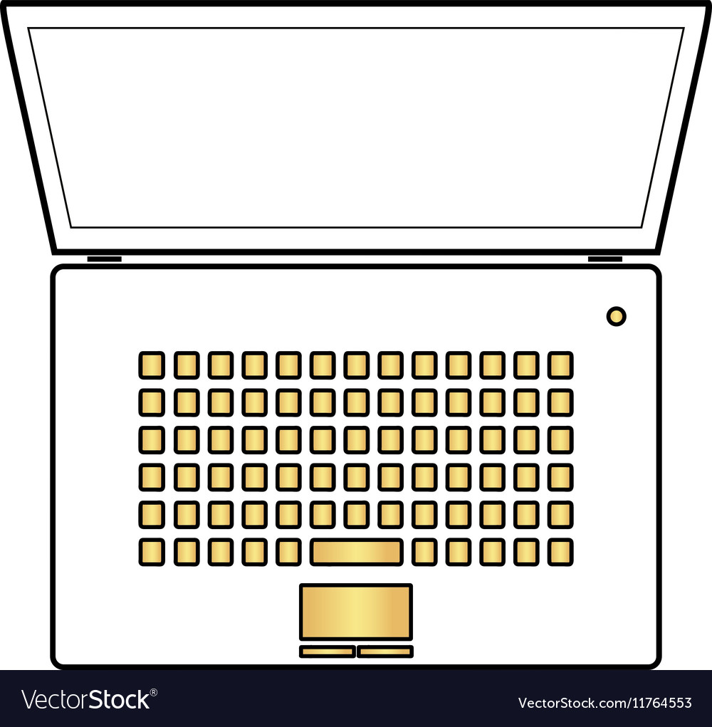Netbook computer symbol