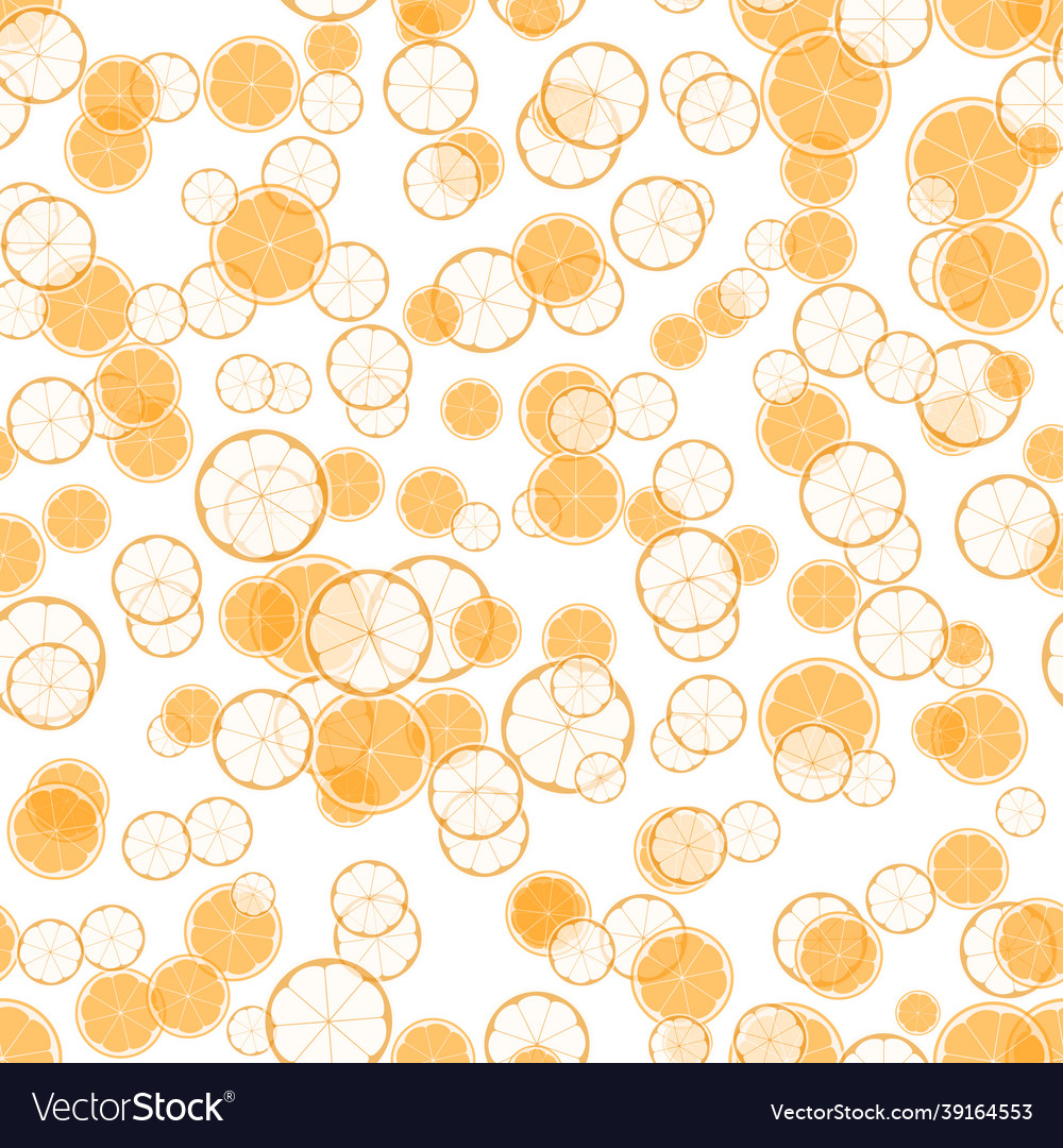 Summer with oranges and limes Royalty Free Vector Image