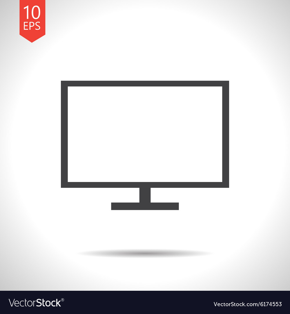 Tv or monitor icon