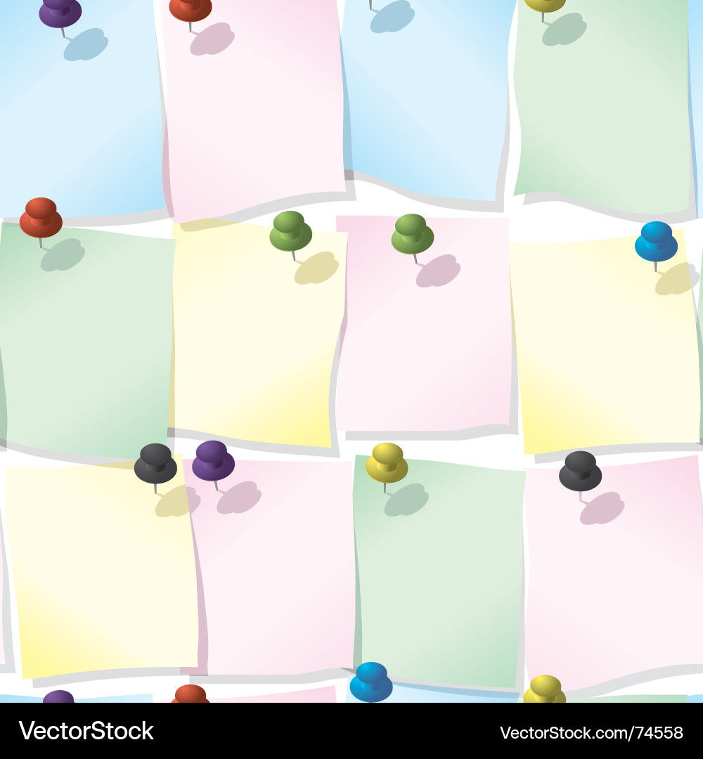 Reminder notes Royalty Free Vector Image - VectorStock
