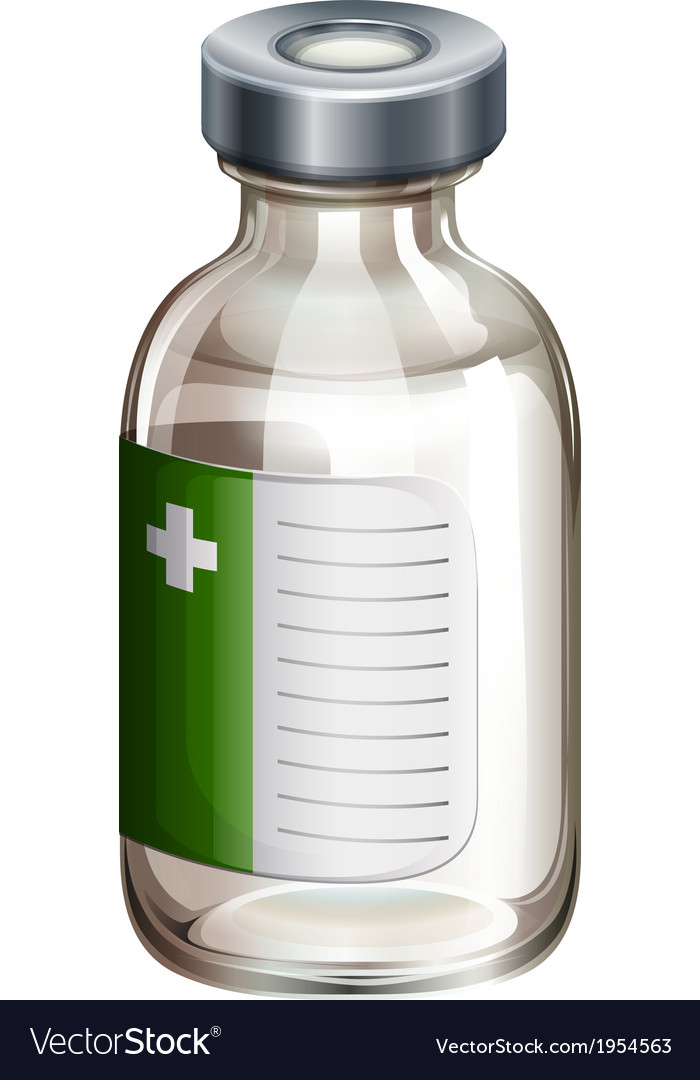 A vaccine bottle