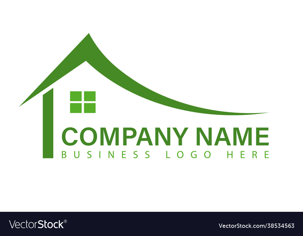 Home logo real estate Royalty Free Vector Image