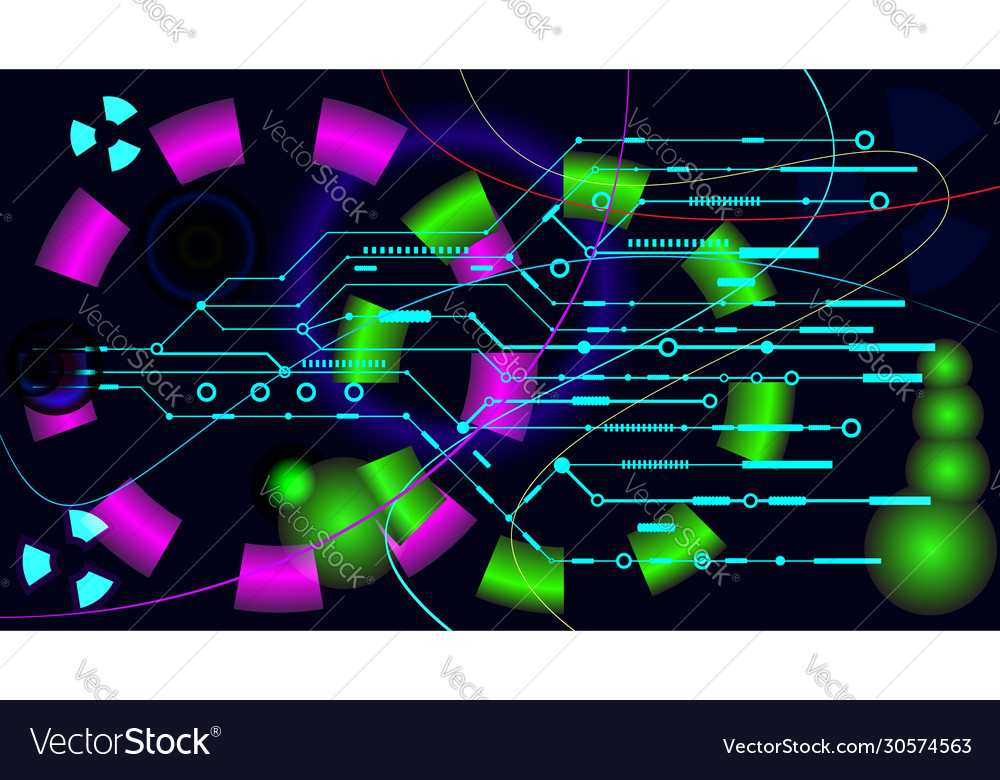 Tech project abstract background