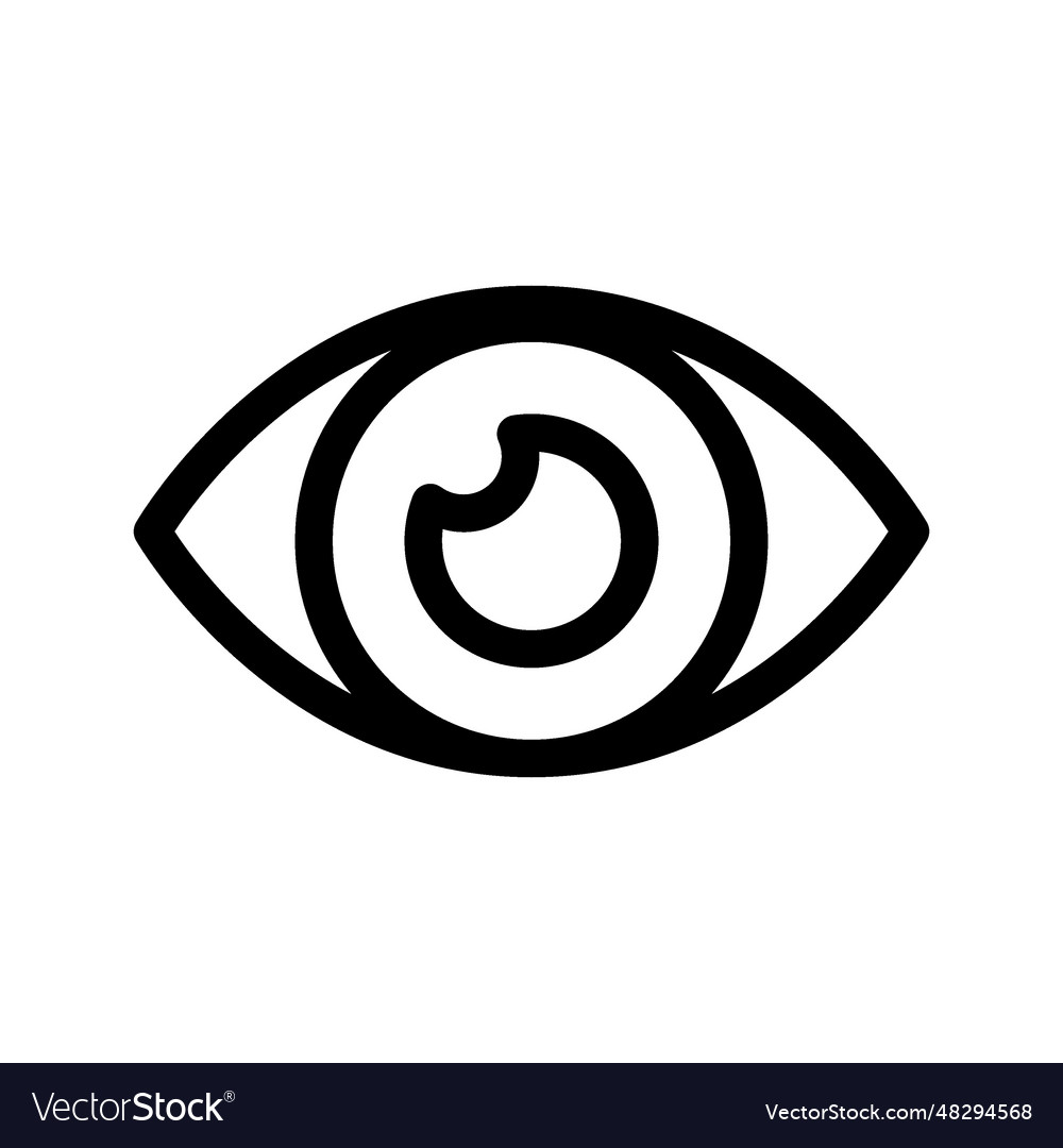 Eye icon Royalty Free Vector Image - VectorStock