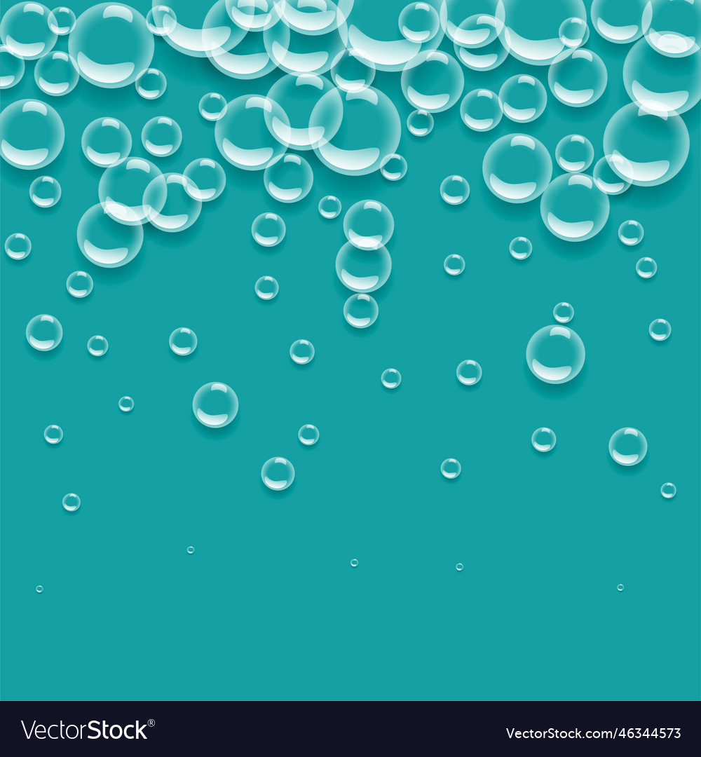 Droplets of water on blue background design