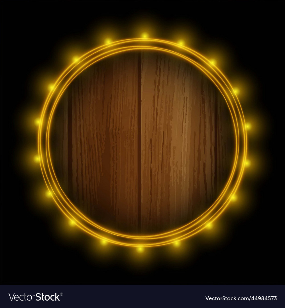 Light frame wooden background design Royalty Free Vector