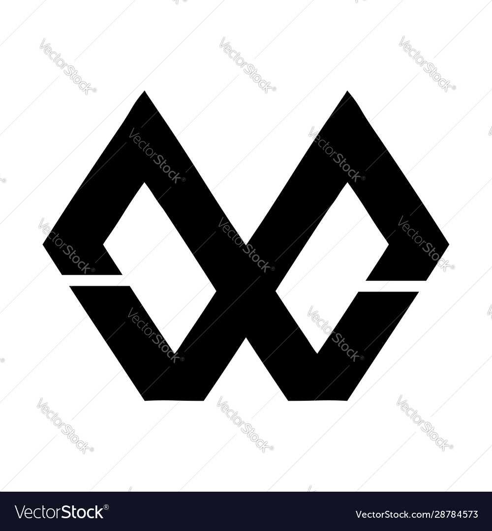 Mw wm mxw wxm initial geometric company logo