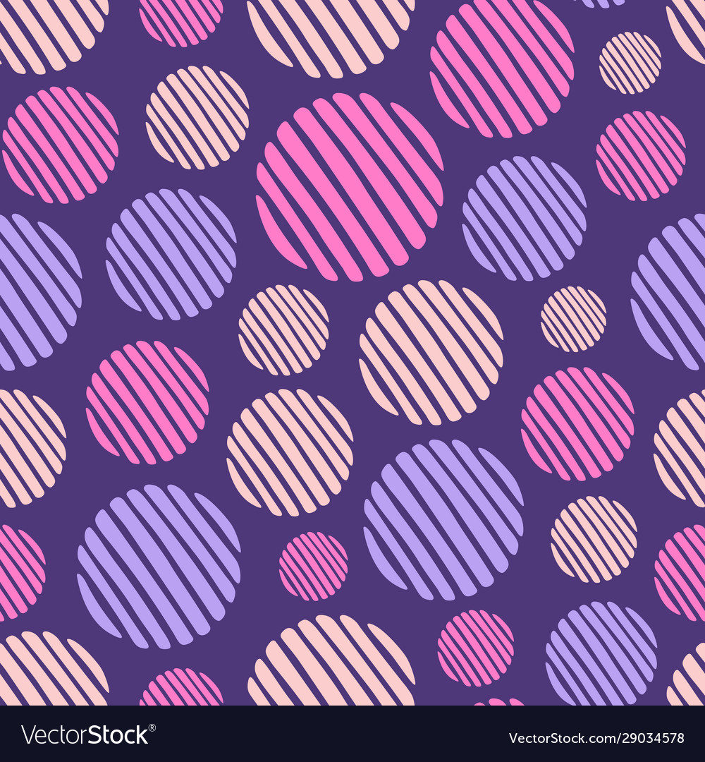 Abstract seamless pattern hand drawn striped