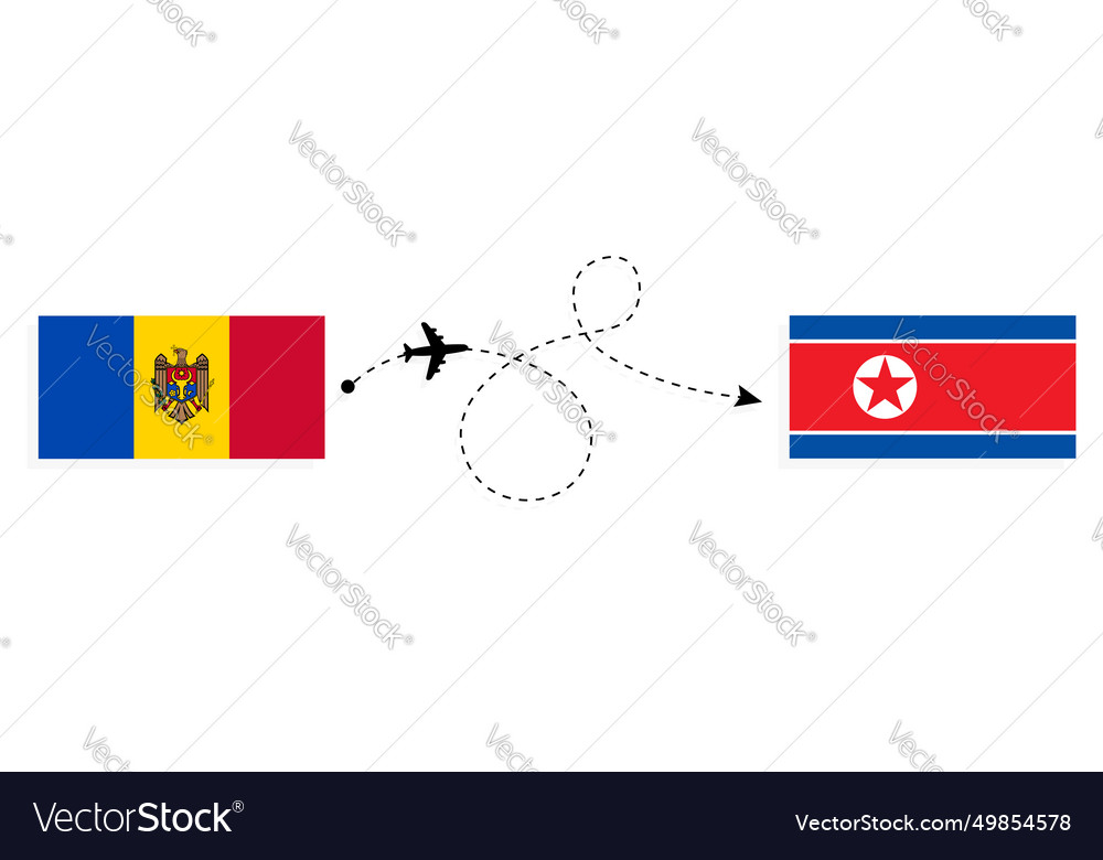 Flight and travel from moldova to north korea