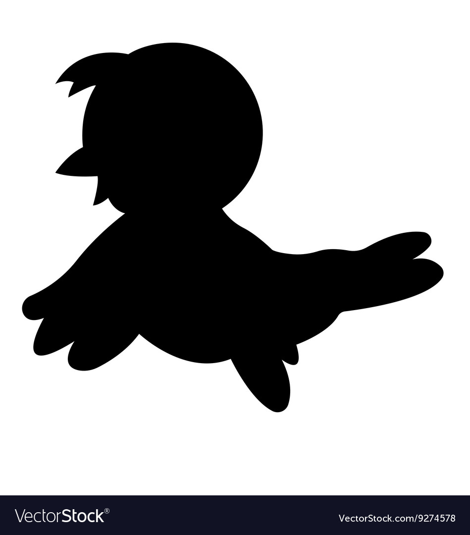 Silhouette of bird