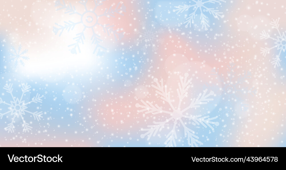 White falling snow big snowdrifts different Vector Image