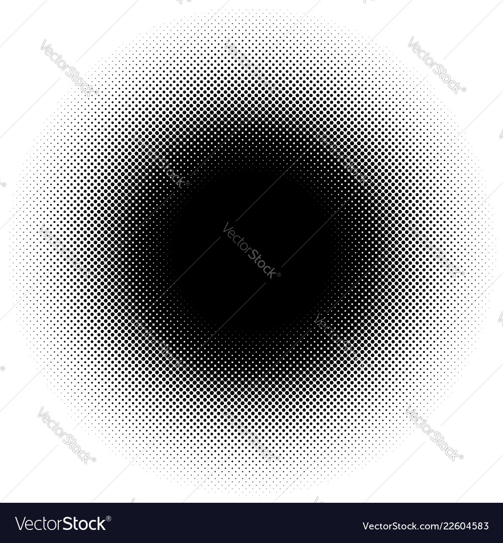 Halftone element circular pattern specks vector image Halftone element circular pattern specks
