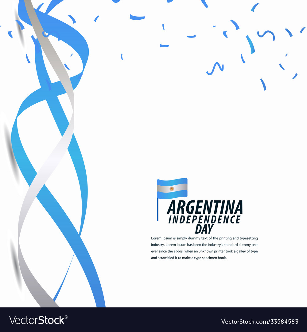 Happy argentina independence day celebration