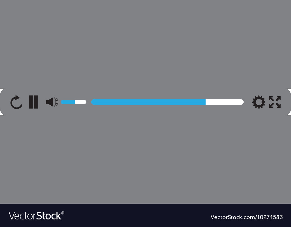 Media player control panel icon