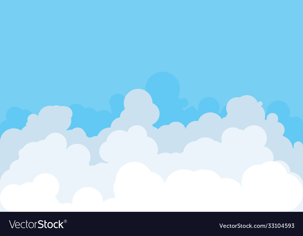 Cloud template Royalty Free Vector Image - VectorStock