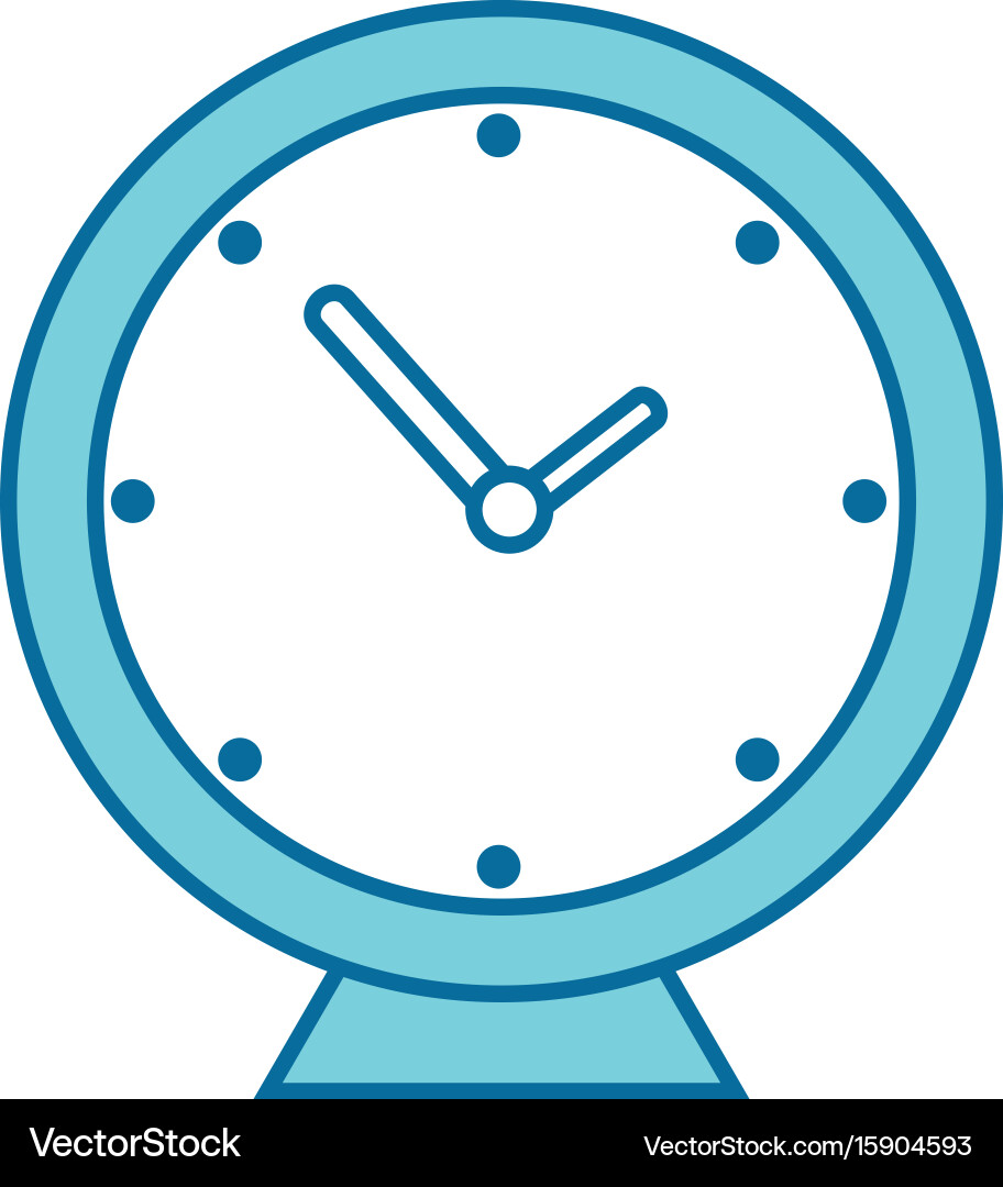 Isolated wall clock Royalty Free Vector Image - VectorStock