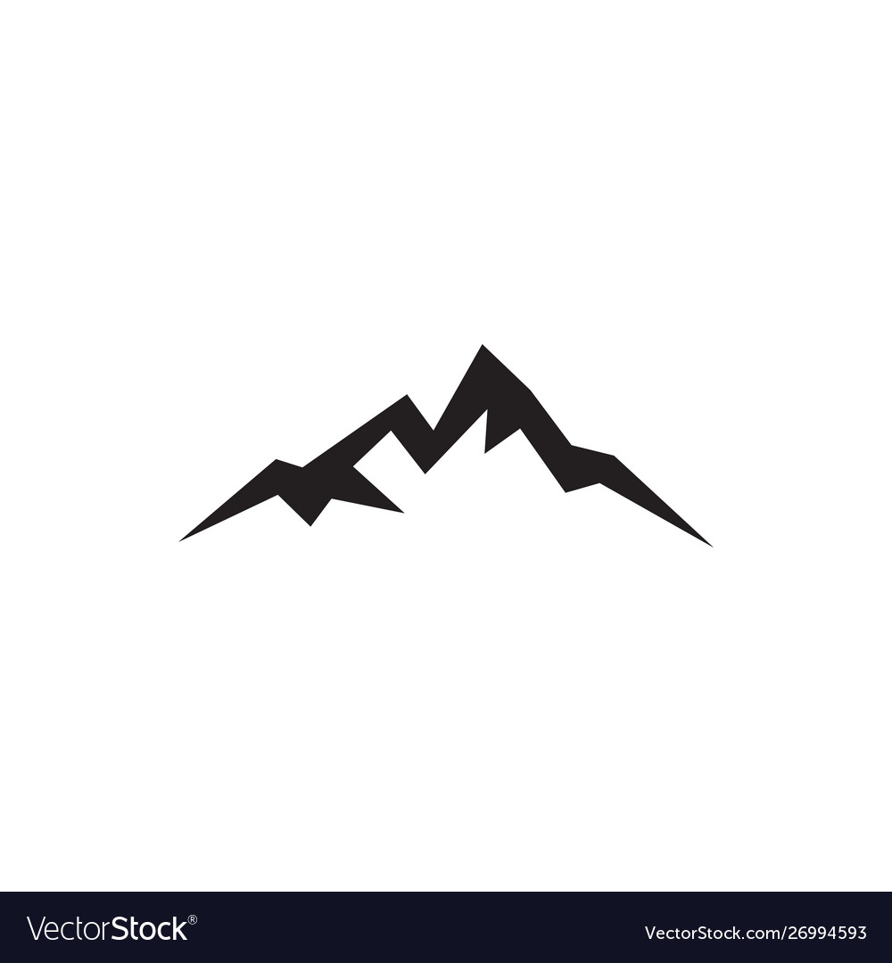 Mountain graphic design template isolated Vector Image