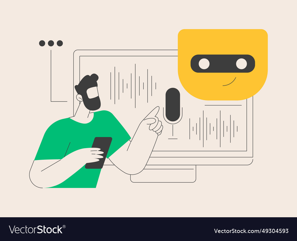 Natural language processing abstract concept vector image Natural language processing abstract concept