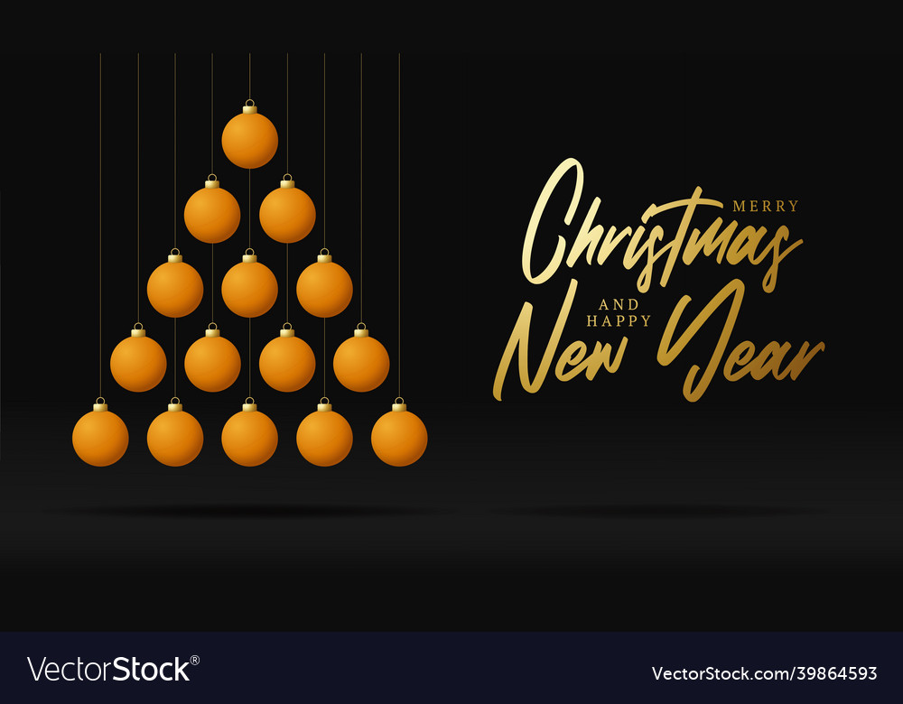 Ping pong christmas and new year greeting card