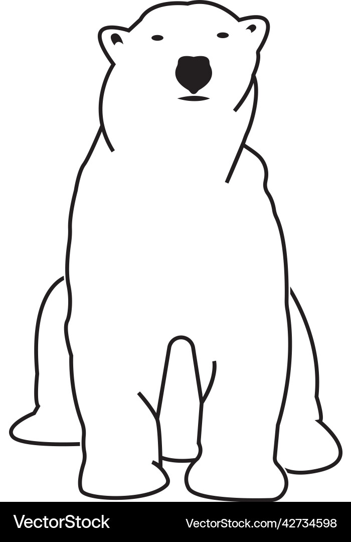 Bear icon Royalty Free Vector Image - VectorStock