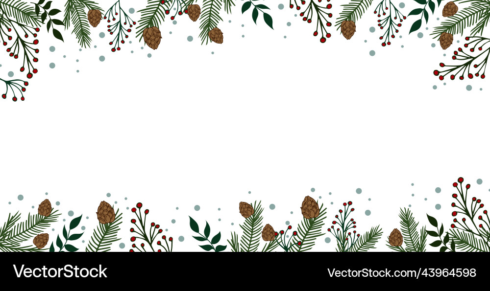 Dark christmas background tree Royalty Free Vector Image