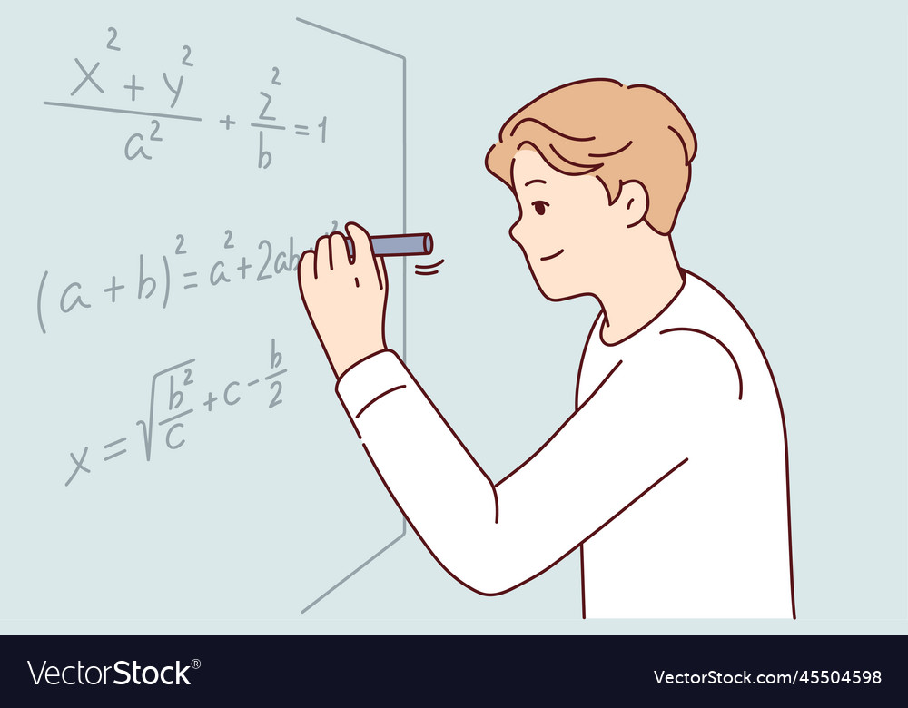 Man solves complex mathematical problems