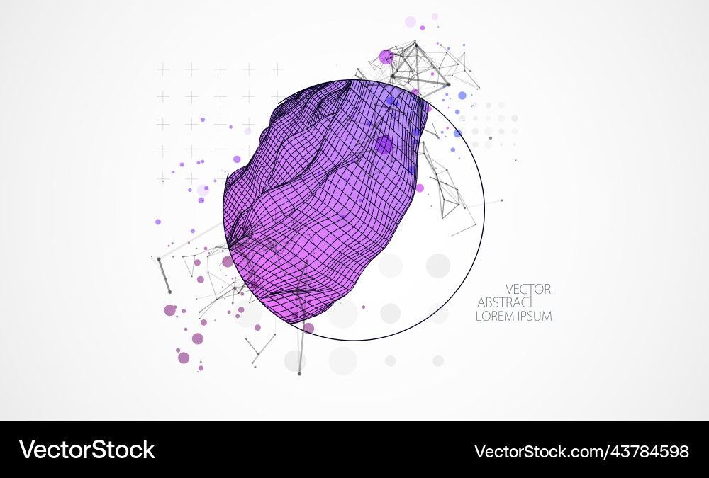 Modern science or technology elements trendy Vector Image