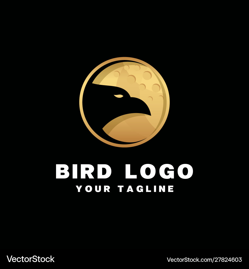 Logogram Bird Bird logotype Royalty Free Vector Image - VectorStock