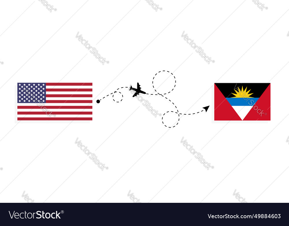 Flight and travel from usa to antigua barbuda