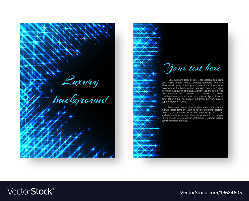 Rectangular cover with neon light