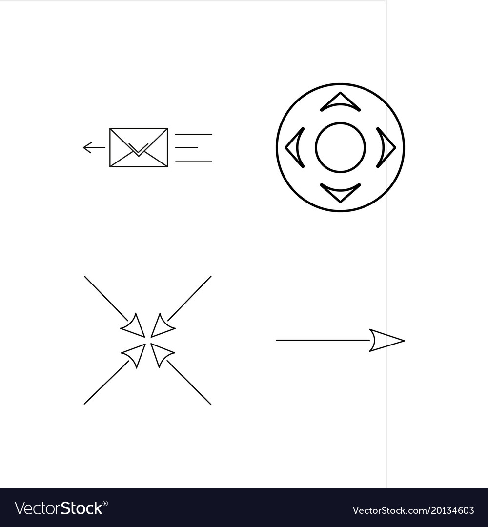 Web simple linear icon setsimple outline icons