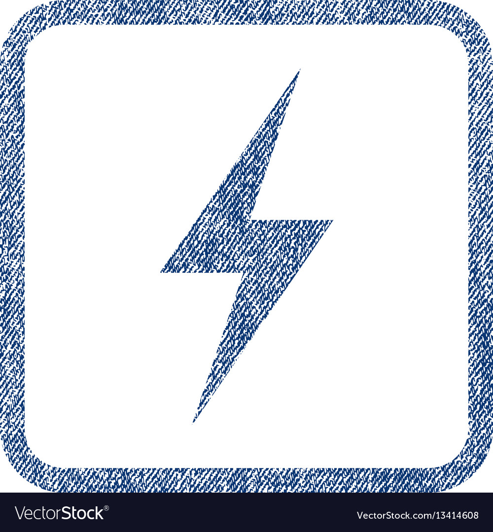 Electricity fabric textured icon