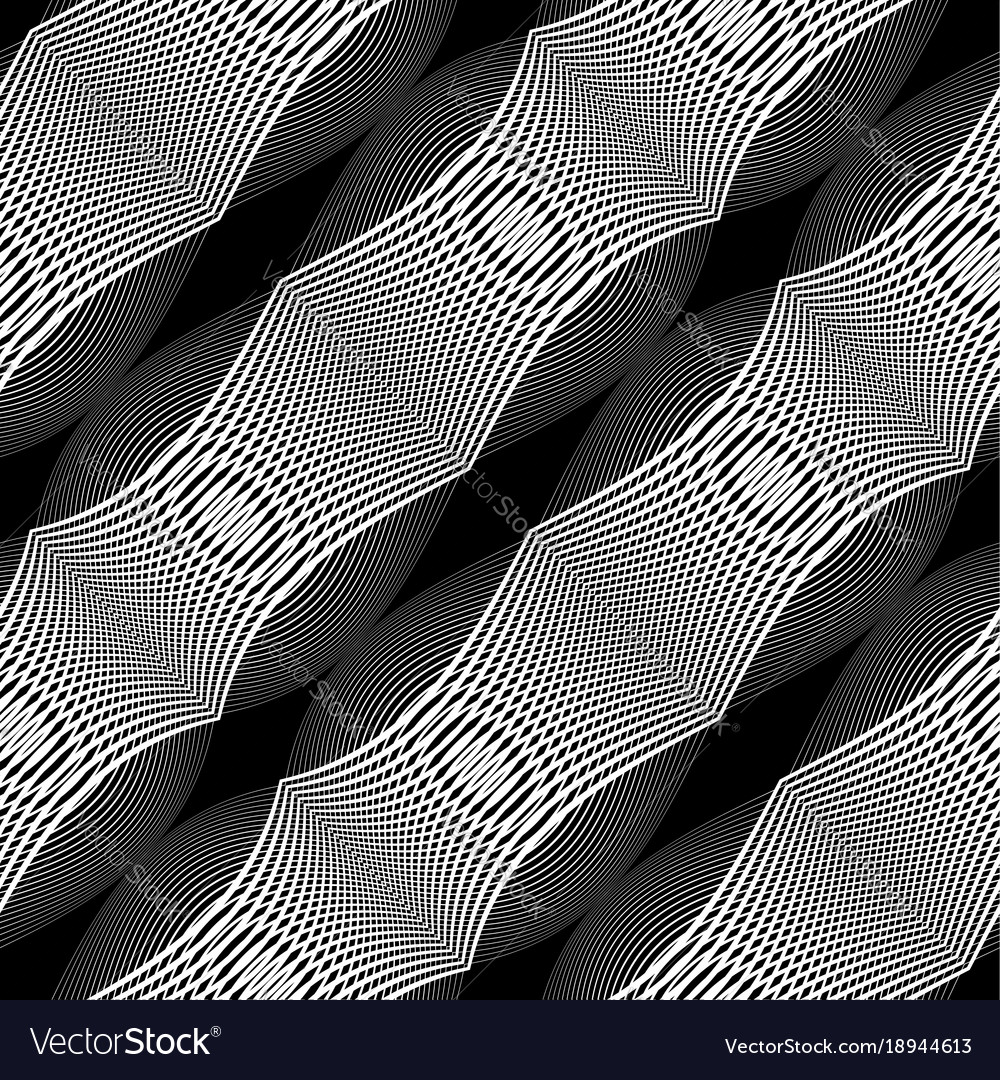 Design seamless monochrome lines textured pattern