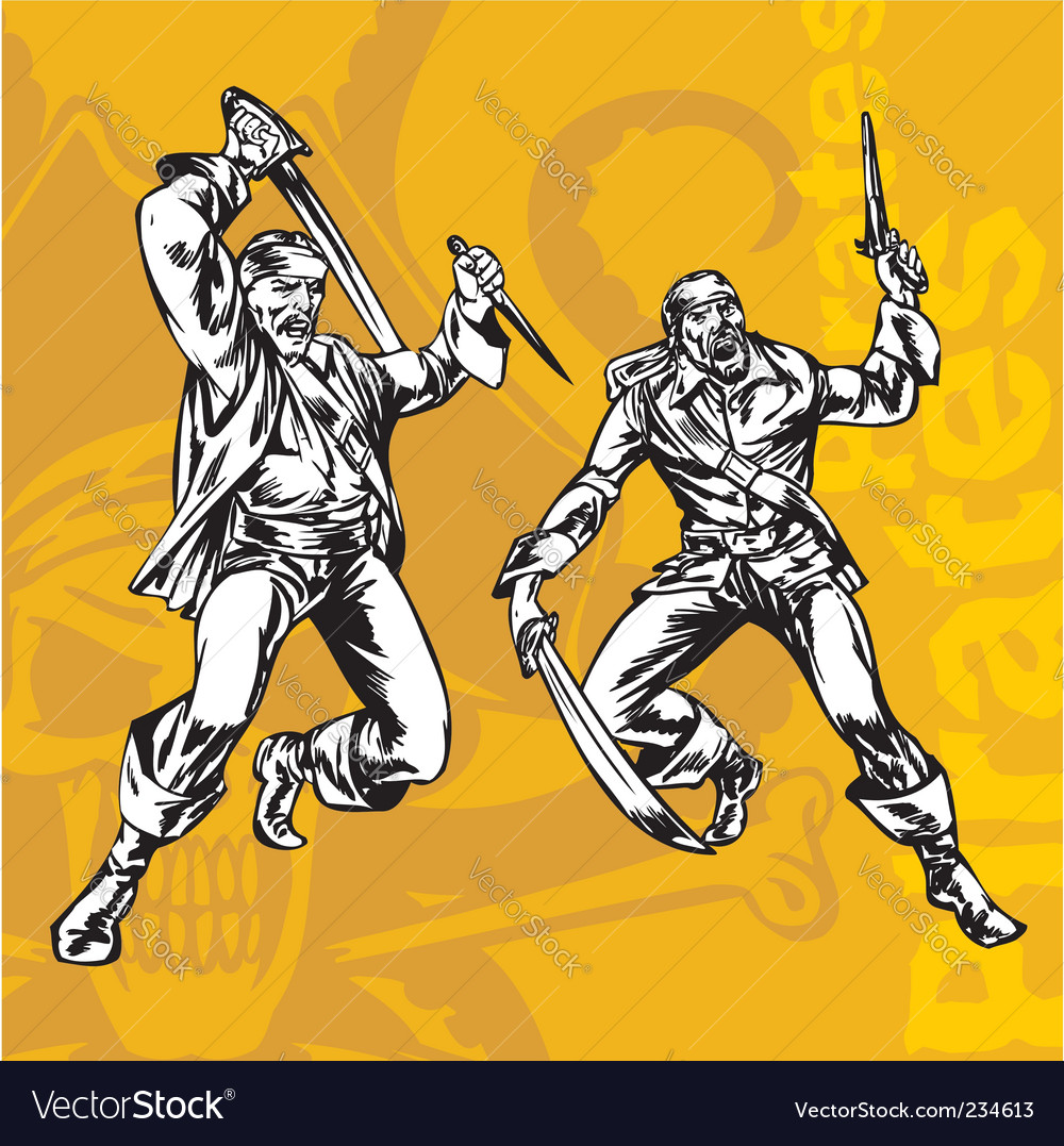 Pirates Royalty Free Vector Image - VectorStock