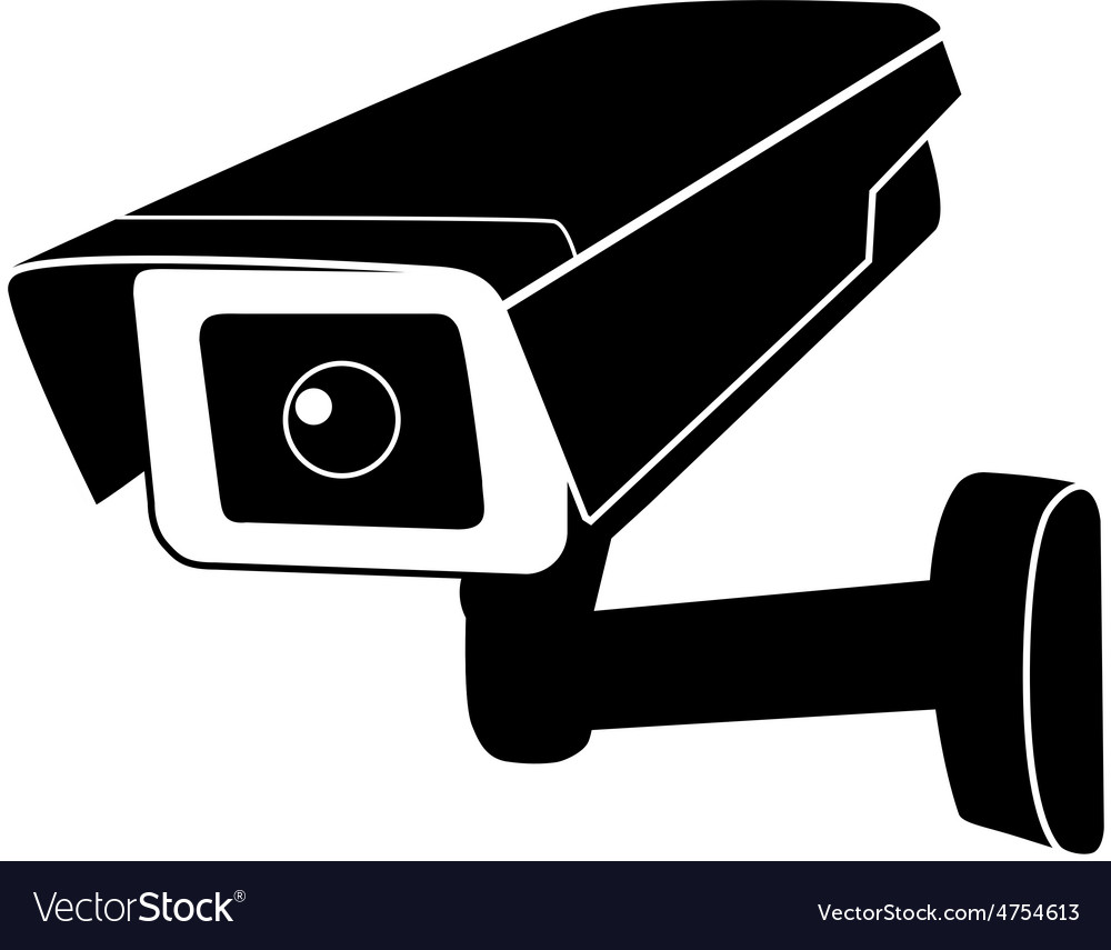 Surveillance Camera Royalty Free Vector Image - VectorStock