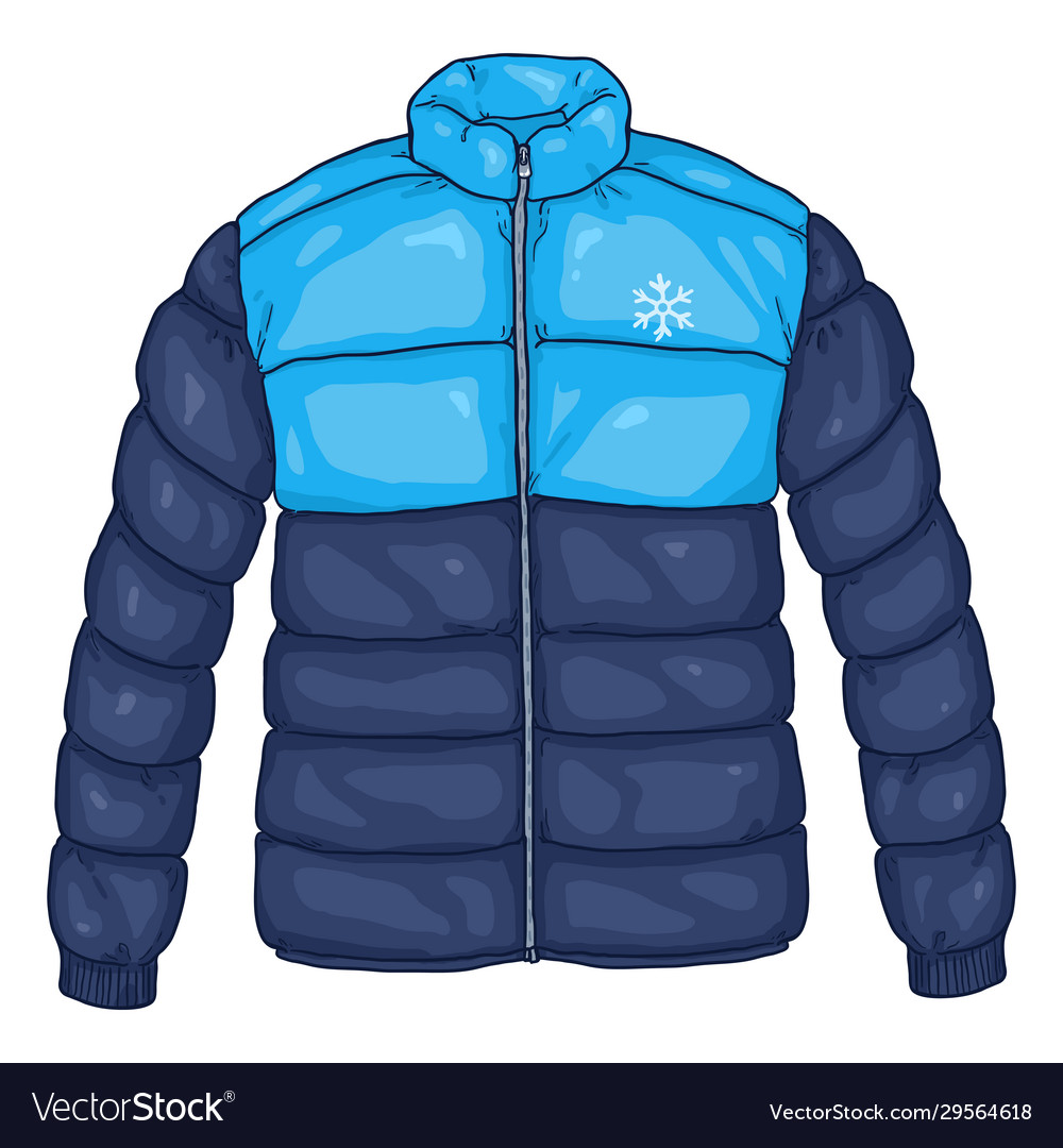 winter jacket cartoon