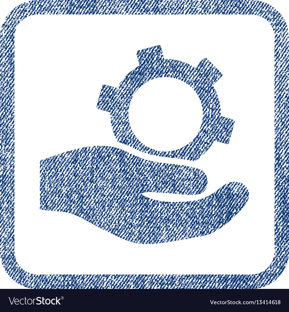 Engineering service fabric textured icon