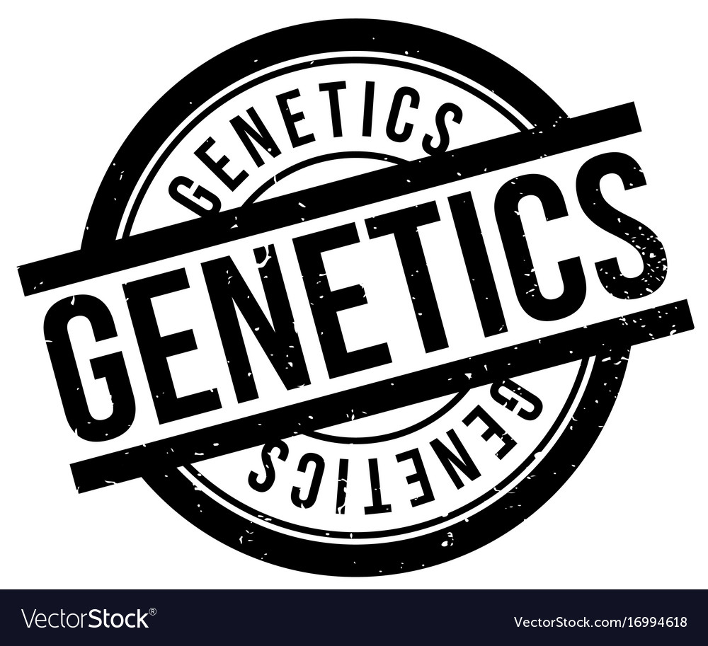 Genetics rubber stamp