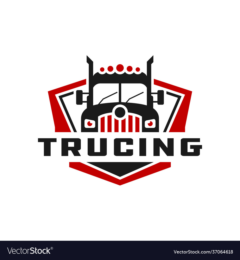 Transport truck industry logo